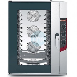 Horno Mixto Eléctrico, 10 Bandejas 60x40 ó 12 GN1/1, Control Manual, Conbeq CORAL BM