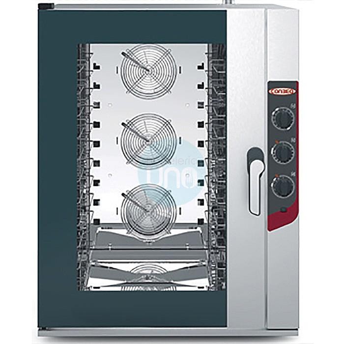 Horno Mixto Eléctrico, 10 Bandejas 60x40 ó 12 GN1/1, Control Manual, Conbeq CORAL BM Horno Mixto Eléctrico, 10 Bandejas 60x40 ó 12 GN1/1, Control Manual, Conbeq CORAL BM