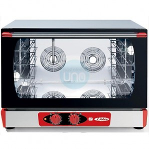 Horno Eléctrico ideal Paellas de 45, Convección Vapor, 4 Bandejas 65x45 y GN1/1, Conbeq Diamante XL