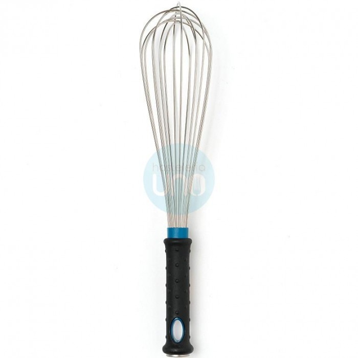 Batidor 8 Varillas, Longitud 35 cm, Varillas 22 cm, Mango Nylon, Acero inoxidable, Comas Batidor 8 Varillas, Longitud 35 cm, Varillas 22 cm, Mango Nylon, Acero inoxidable, Comas