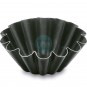 Molde Flanero para Flan Rizado Ø 10 cm, Aluminio Antiadherente para Horno, Altura 4 cm, Lacor