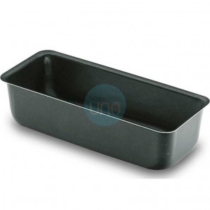 Molde Rectangular Largo 35x7 cm, Aluminio Antiadherente para Horno, Pasteles, Bizcochos, Lacor