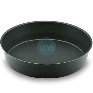 Molde Alto Circular para Tartas de Ø 26 cm, Aluminio Antiadherente para Horno, Altura 5 cm, Lacor