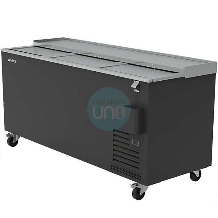 Botellero Enfriador SUBCERO, Hasta -3 Grados, 1,8 Metros, 3 Puertas, 67 cm Ancho, Ruedas, Negro, INFRICO Botellero Enfriador SUBCERO, Hasta -3 Grados, 1,8 Metros, 3 Puertas, 67 cm Ancho, Ruedas, Negro, INFRICO