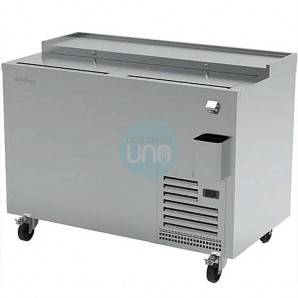 Botellero Enfriador SUBCERO, Hasta -3 Grados, 1,2 Metros, 2 Puertas, Fondo 67 cm, INOX, Ruedas, INFRICO