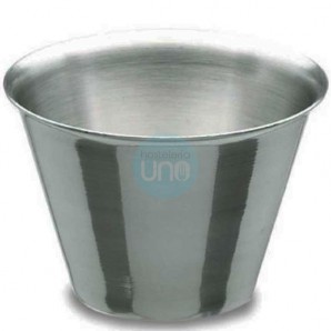 Molde Flanero para Flan Ø 8 cm, Acero inoxidable, 20 cl, Altura 5,3 cm, Lacor