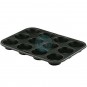 Molde con 12 Cavidades Redondas, Acero de Carbono, 35x26,5 cm, Altura 3 cm, Lacor