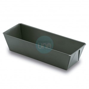 Molde Rectangular 25x12 cm, Aluminio de Carbono, Altura 8,5 cm, Pasteles, Bizcochos, Lacor