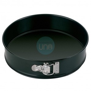 Molde Desmontable Redondo Ø 26 cm, Tartas y Bizcochos, Acero Carbono, 7 cm Alto, Lacor