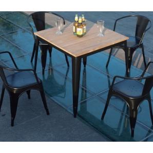 5 Sillones tol ek limited, acero, negro - 5 unidades