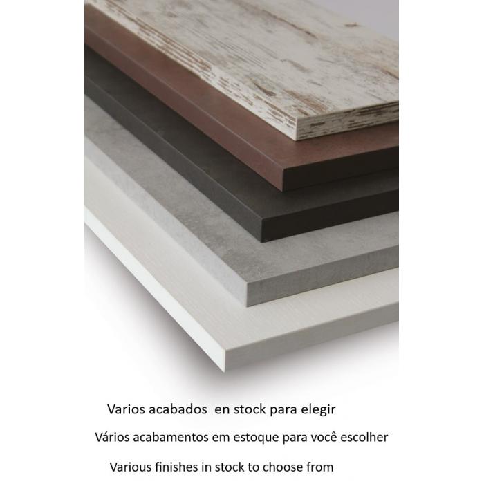 2 Tableros de melamina 30 mm, negro 10, 60 x 60 cms - 2 unidades