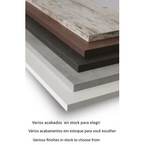 2 Tableros de melamina 30 mm, roble ele, 80 x 80 cms - 2 unidades