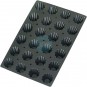 Molde para Hacer 24 Briochettes Flaneros de Ø 8 cm, Silicona, Lacor