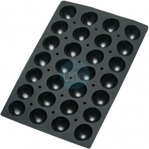 Molde para Hacer 28 Semiesferas de Ø 7 cm, Silicona, Lacor