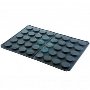 Molde para Hacer 40 Florentinas de Ø 6 cm, Silicona, Lacor