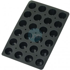 Molde para Hacer 24 Muffins de Ø 7 cm, Silicona, Lacor