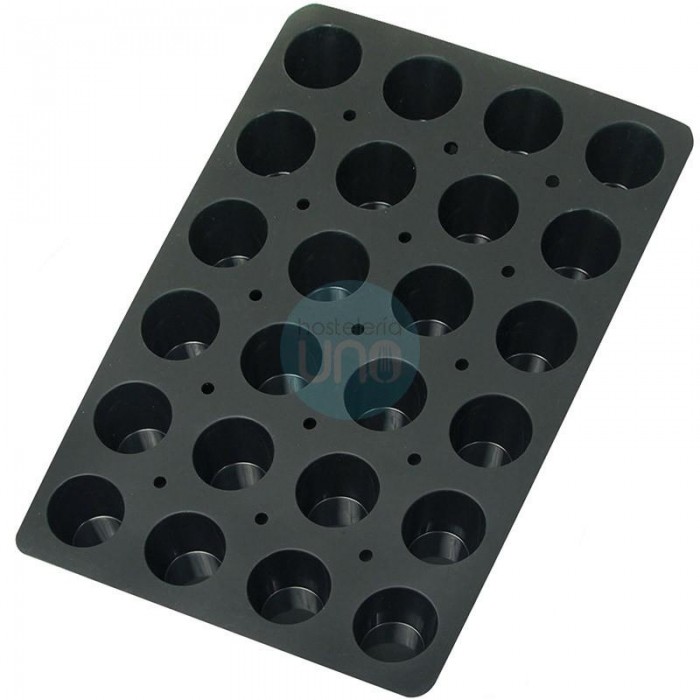 Molde para Hacer 24 Muffins de Ø 7 cm, Silicona, Lacor Molde para Hacer 24 Muffins de Ø 7 cm, Silicona, Lacor