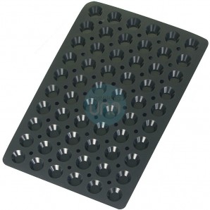 Molde para Hacer 60 Tartaletas de Ø 4,5 cm, Silicona, Lacor