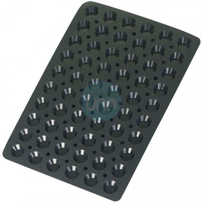 Molde para Hacer 60 Tartaletas de Ø 4,5 cm, Silicona, Lacor Molde para Hacer 60 Tartaletas de Ø 4,5 cm, Silicona, Lacor