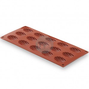 Molde para Hacer 15 Magdalenas Pequeñas de 4x3 cm, Silicona, Lacor