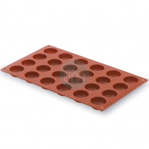 Molde para Hacer 24 Semiesferas Pequeñas de Ø 3 cm, Silicona, Lacor