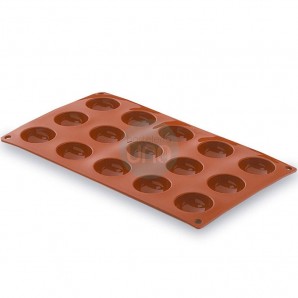 Molde para Hacer 15 Semiesferas de Ø 4 cm, Silicona, Lacor