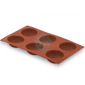 Molde para Hacer 6 Semiesferas de Ø 7 cm, Silicona, Lacor
