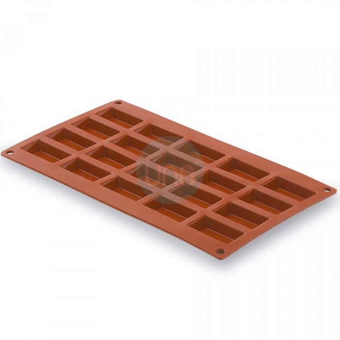 Molde para Hacer 20 Rectángulos Pequeños 5x2,5 cm, Silicona, Lacor Molde para Hacer 20 Rectángulos Pequeños 5x2,5 cm, Silicona, Lacor