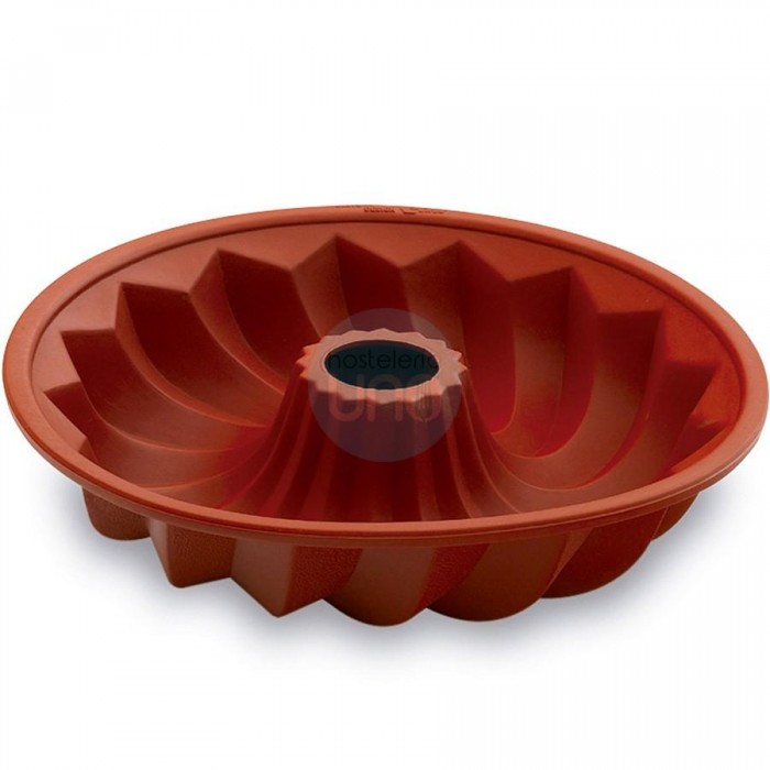 Molde Circular Rizado Ø 24 cm con Hueco Central, Silicona, Altura 6 cm, Roscón, Savarin Lacor Molde Circular Rizado Ø 24 cm con Hueco Central, Silicona, Altura 6 cm, Roscón, Savarin Lacor