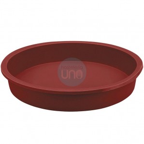 Molde Redondo de Ø 26 cm, Silicona, Altura 4,5 cm, 2,2 Litros, Tartas y Pasteles, Lacor