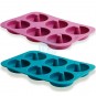 2 Moldes para Donuts y Galletas de Ø 7 cm, Silicona, Altura 2 cm, Lacor