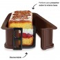 Molde Desmontable Rectangular de 29x13 cm, Silicona, Altura 7 cm, 1,5 Litros, Tartas, Pasteles, Bizcochos, Lacor
