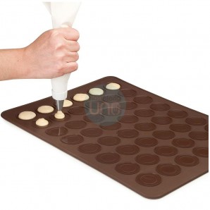 Molde para 48 Galletas Macaron, Silicona, Lacor