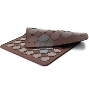 Molde para 48 Galletas Macaron, Silicona, Lacor