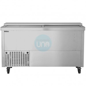 Botellero Refrigerado Acero inoxidable, 1,5 Metros, Fondo 57 cm, 2 Puertas, 440 Litros, con Ruedas, TEFCOLD