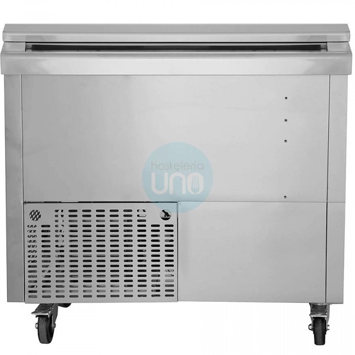 Botellero Refrigerado Acero inoxidable, 1 Metro, Fondo 57 cm, 1 Puerta, 270 Litros, con Ruedas, TEFCOLD Botellero Refrigerado Acero inoxidable, 1 Metro, Fondo 57 cm, 1 Puerta, 270 Litros, con Ruedas, TEFCOLD