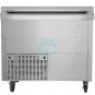 Botellero Refrigerado Acero inoxidable, 1 Metro, Fondo 57 cm, 1 Puerta, 270 Litros, con Ruedas, TEFCOLD
