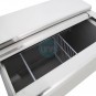 Botellero Refrigerado Acero inoxidable, 1 Metro, Fondo 57 cm, 1 Puerta, 270 Litros, con Ruedas, TEFCOLD