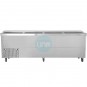 Botellero Refrigerado Acero inoxidable, 2,5 Metros, Fondo 57 cm, 4 Puertas, 790 Litros, con Ruedas, TEFCOLD