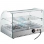 Vitrina Caliente, Frontal Vidrio Curvado, 2 Rejillas, 60 cm Ancho, 45 Litros, Lacor