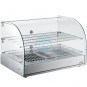 Vitrina Caliente, Frontal Vidrio Curvado, 2 Rejillas, 60 cm Ancho, 45 Litros, Lacor