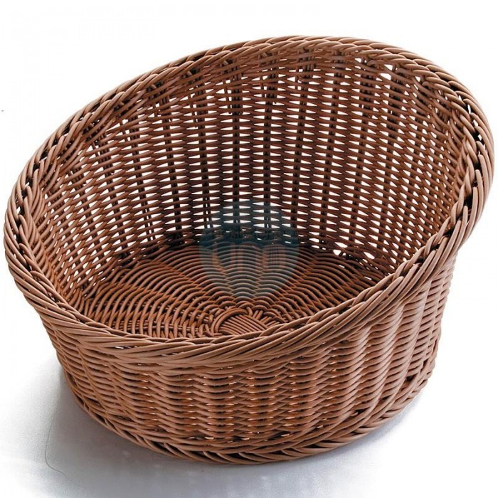 Cesta de Pan Grande Ø 35 cm, Altura 20 cm, Polipropileno Mimbre, Marrón, Lacor Cesta de Pan Grande Ø 35 cm, Altura 20 cm, Polipropileno Mimbre, Marrón, Lacor