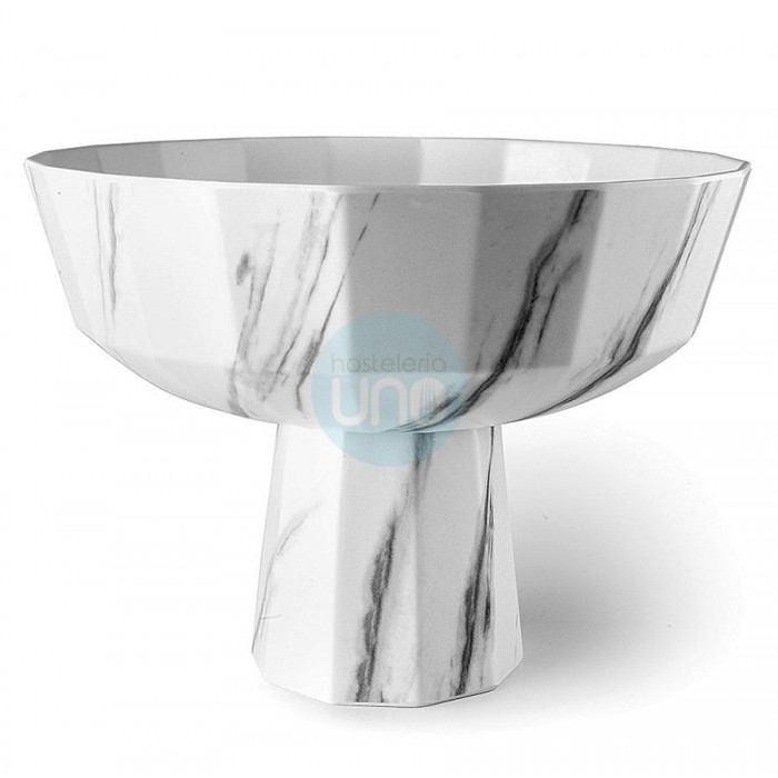 Frutero Panera Cuenco Ø 21 cm con Soporte, Melamina Mármol, Altura 15 cm, Lacor Frutero Panera Cuenco Ø 21 cm con Soporte, Melamina Mármol, Altura 15 cm, Lacor