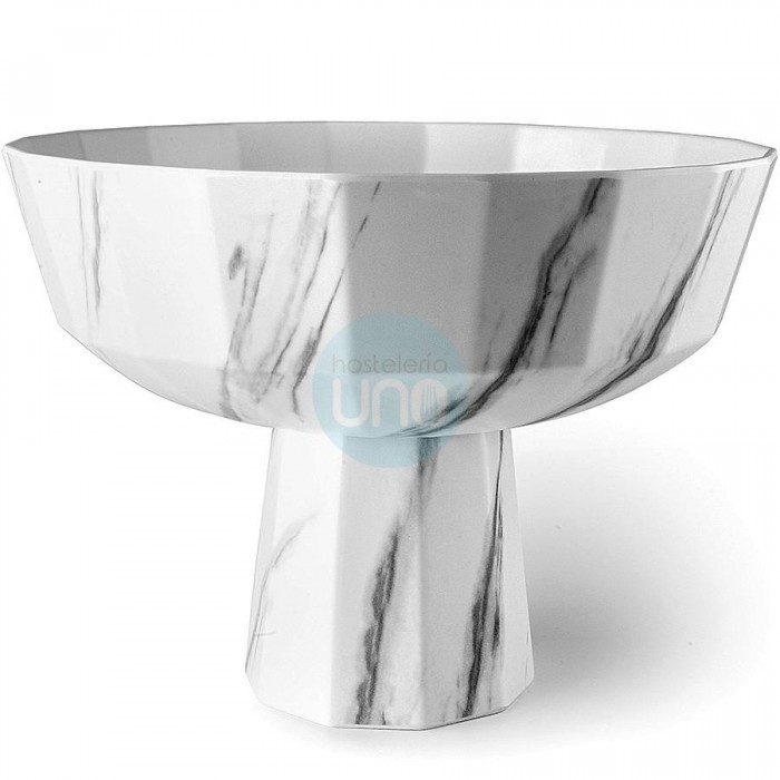 Frutero Panera Cuenco Ø 28,5 cm con Soporte, Melamina Mármol, Altura 21 cm, Lacor Frutero Panera Cuenco Ø 28,5 cm con Soporte, Melamina Mármol, Altura 21 cm, Lacor
