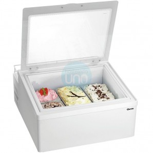 Vitrina Helados Sobremesa, 6 Cubetas GN1/6 ó 3 Cubetas GN1/3, Bartscher