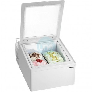 Vitrina Helados Sobremesa, 4 Cubetas GN1/6 ó 2 Cubetas GN1/3, Bartscher