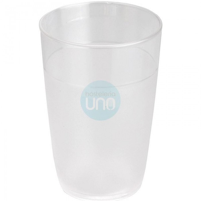 24 Vasos de Policarbonato 25 cl, Diámetro 7 cm, Color Transparente - 24 unidades