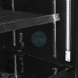 Expositor Refrigerado Negro, 1,2 Metros Ancho, 1000 Litros, Fondo 71 cm, 10 Estantes, Puertas Batientes Cristal, TEFCOLD