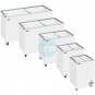 Arcón Congelador, 2 Metros Ancho, Puertas Correderas Cristal, Fondo 63 cm, Blanco, TEFCOLD