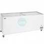 Arcón Congelador, 2 Metros Ancho, Puertas Correderas Cristal, Fondo 63 cm, Blanco, TEFCOLD